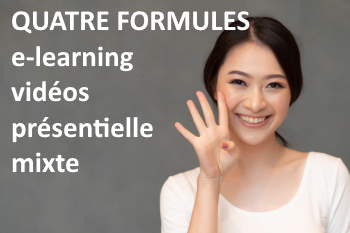 France-PNL France-Hypnose-Formation quatre formules e-learning, vidéos, présentielle et mixte